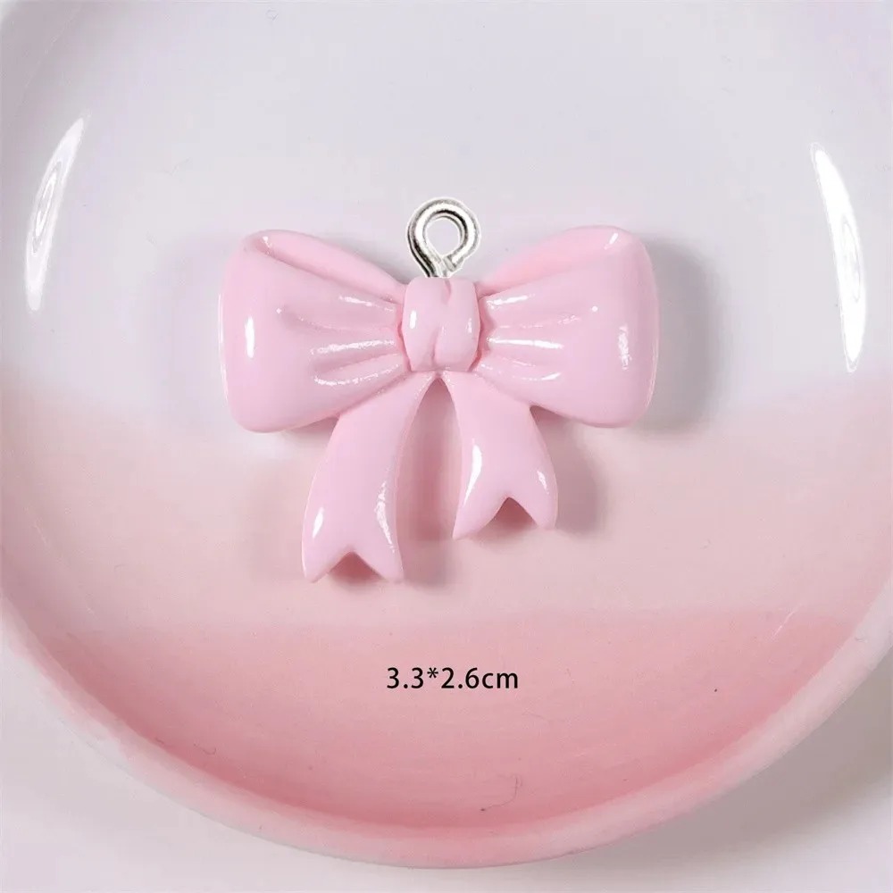 Resin Art Notes - 10 Pieces Candy Color Bow Resin