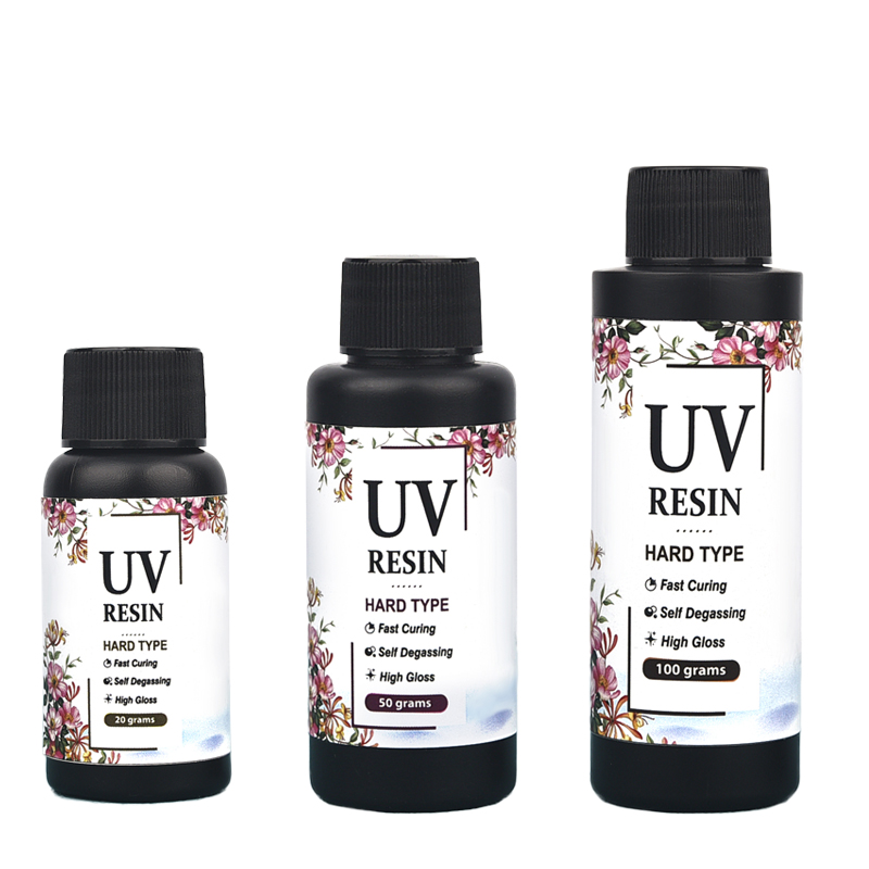 Uv Resin Clear Hard - 20g/50g/100g Crystal Resin UV Glue DIY