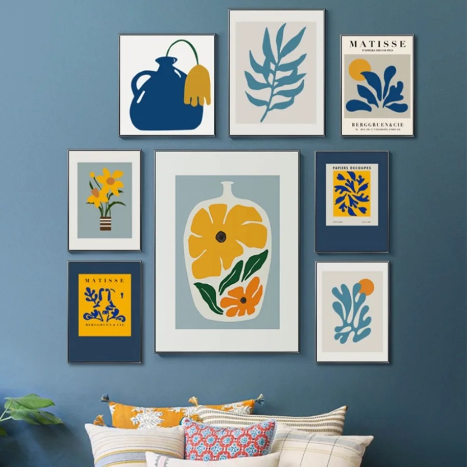 Resin Art Wall Decor - Henri Matisse Picasso Posters Prints Flower