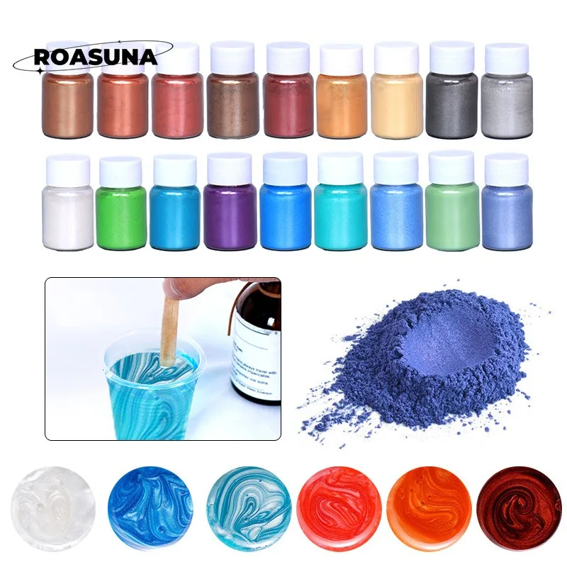 Resin Color Paste - 24 Colors Mica Pearl Powder for