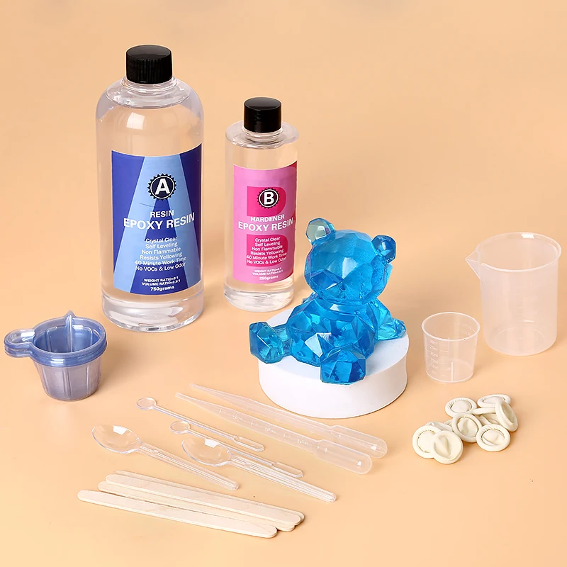 Resin Art Stone - Epoxy Resin Kit Crystal Clear Easy
