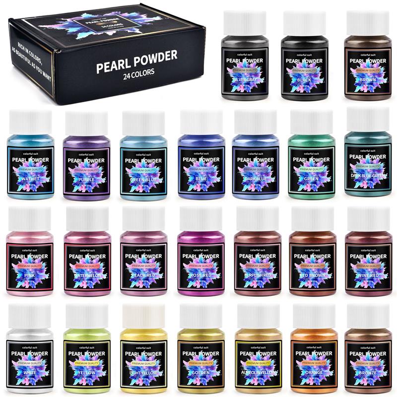 Resin Color Paste - 6/24/30Colors Epoxy Resin Dye Mica Powder