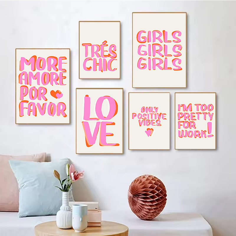 Resin Art Quotes - Nordic More Amor Por Favor Colorful