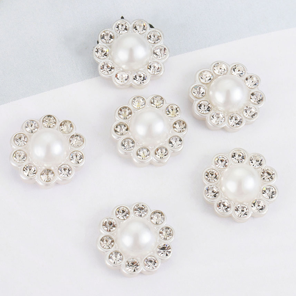 Resin Art Notes - 50pcs White Flat Imitation Pearl Resin