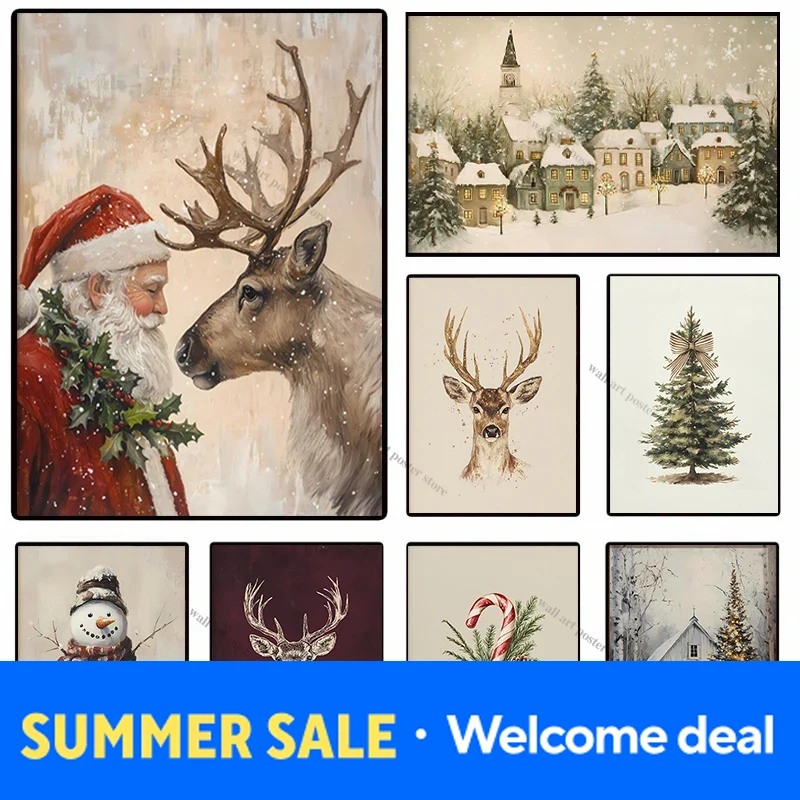 Resin Art Quotes - 2026 Christmas Wall Art Poster Vintage
