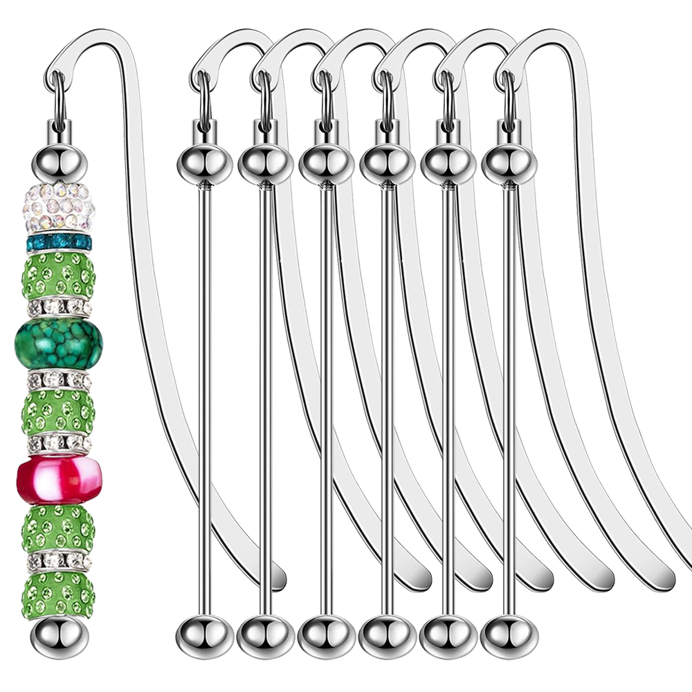 6Pcs Beadable Bookmarks DIY Me - Resin Art Bookmark review and price