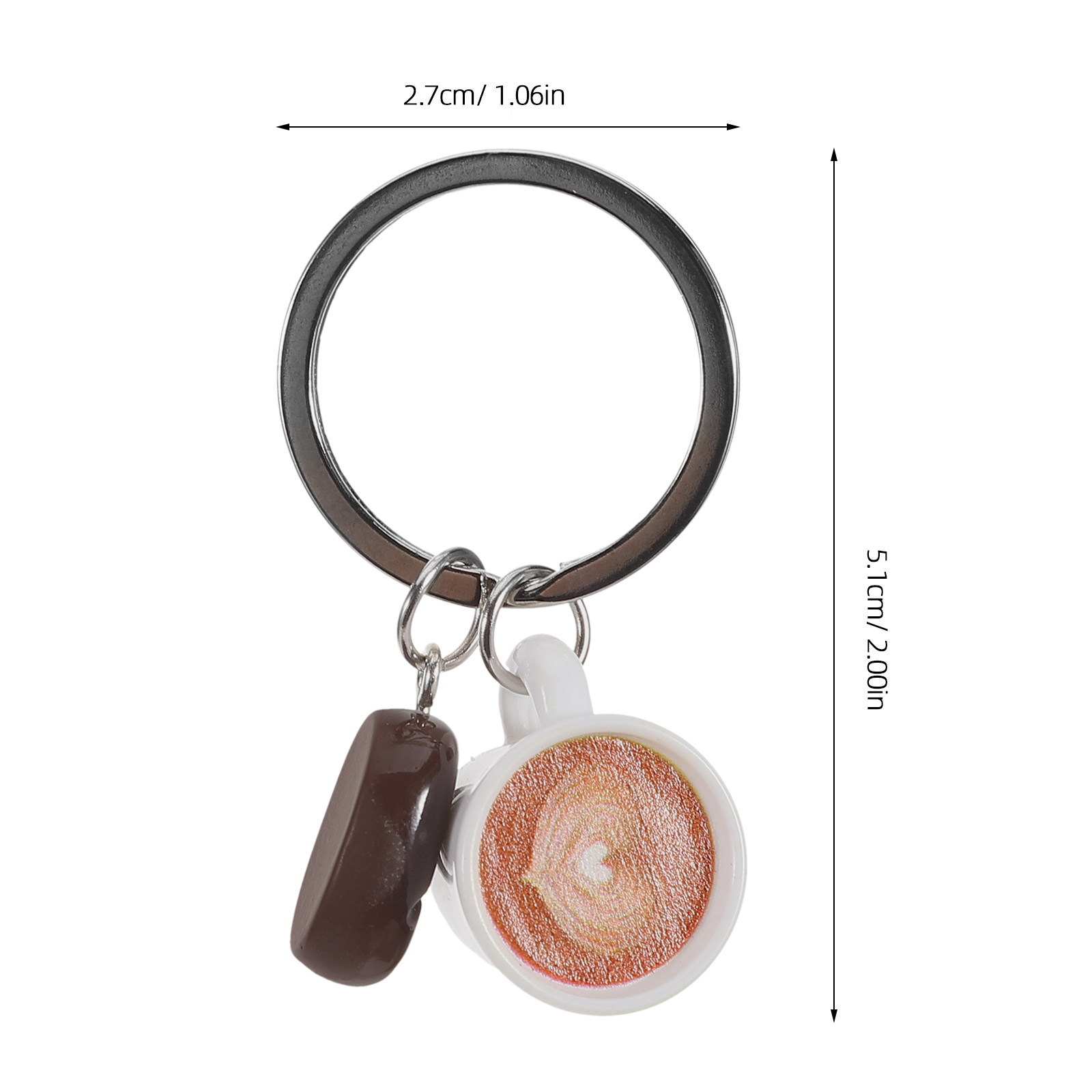 Coffee Bean Keychain Elegant L - Resin Art Keychain Design review and price