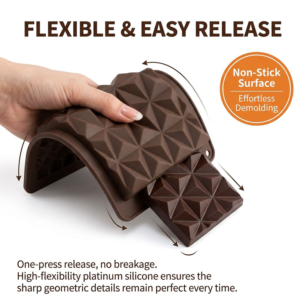 2-in-1 Silicone Chocolate Bar  - Tray Mold Rectangle review and price