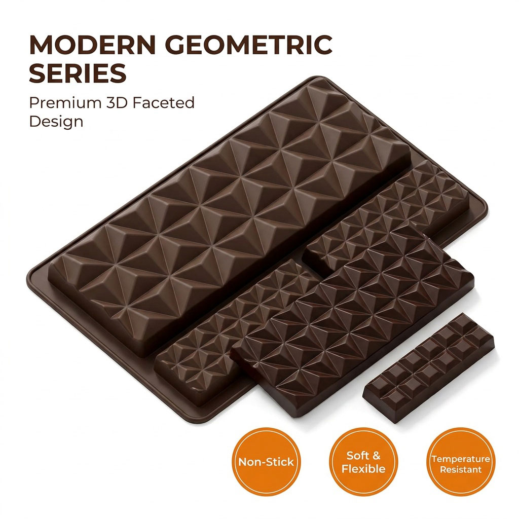 2-in-1 Silicone Chocolate Bar  - Tray Mold Rectangle review and price