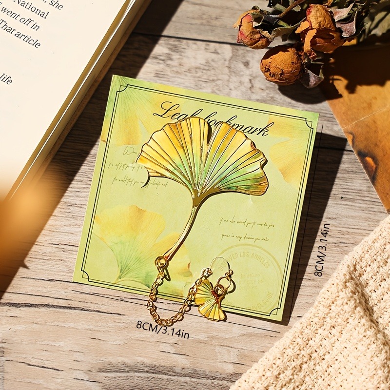 1 Pcs Vintage Leaf Bookmark Wi - Resin Art Bookmark review and price