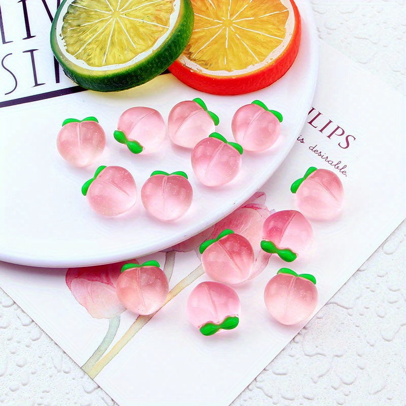10Pcs New Transparent Peach Fl - Resin Art Notes review and price
