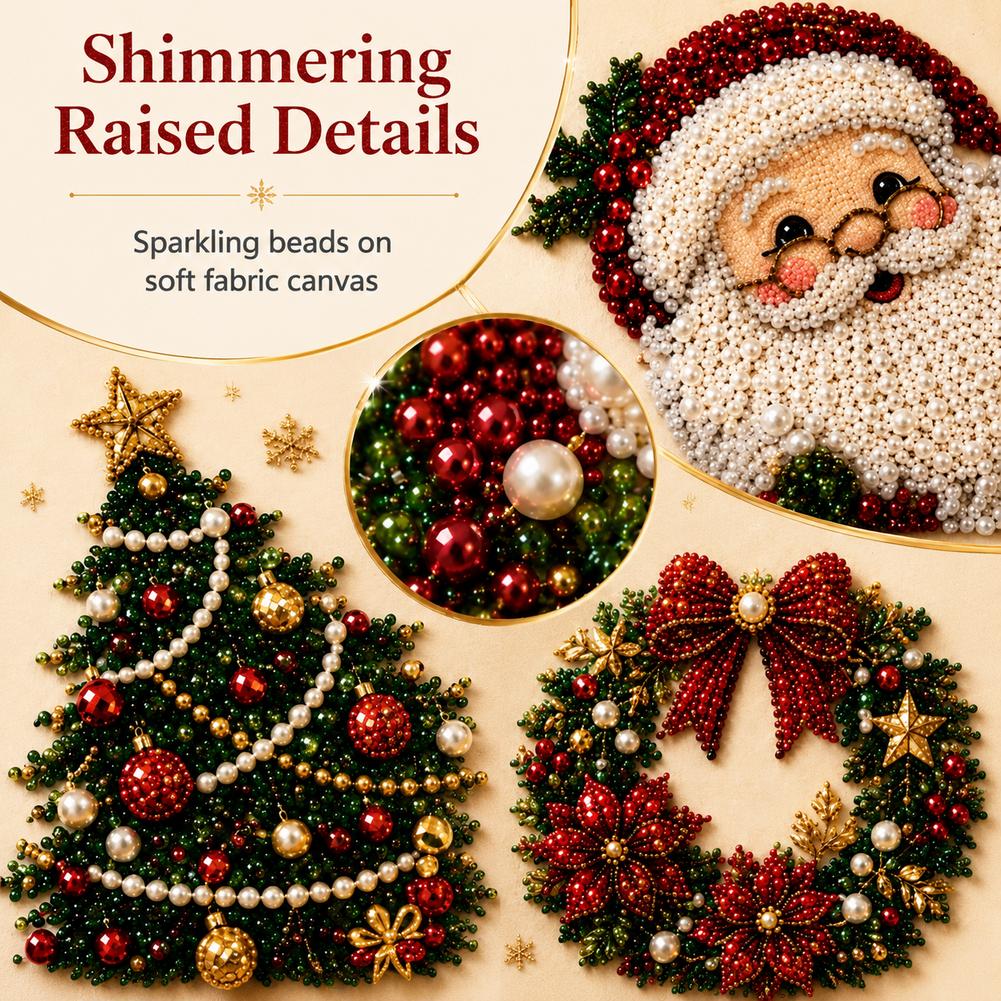 Christmas Santa Claus Pearl Ar - Resin Art Wall Decor review and price