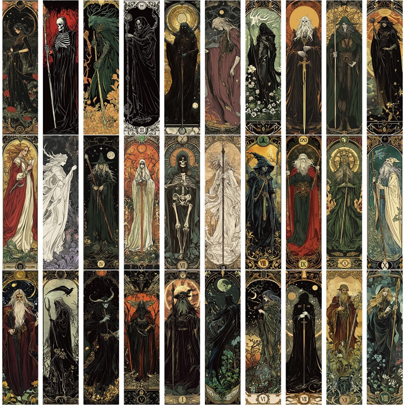 5/30PCS Retro Wizard Bookmark  - Resin Art Bookmark review and price