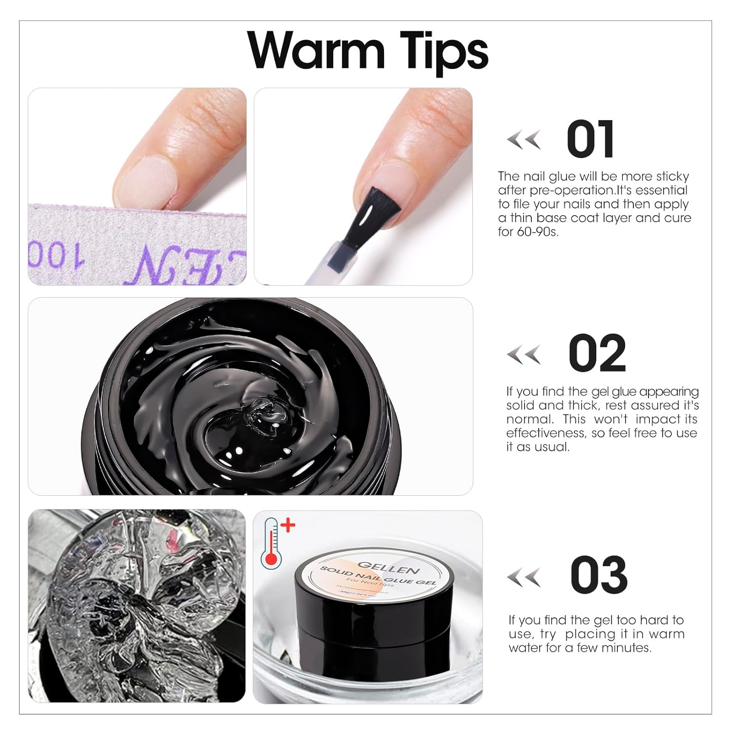 GELLEN Nail Solid Glue Builder - Resin Color Paste review and price