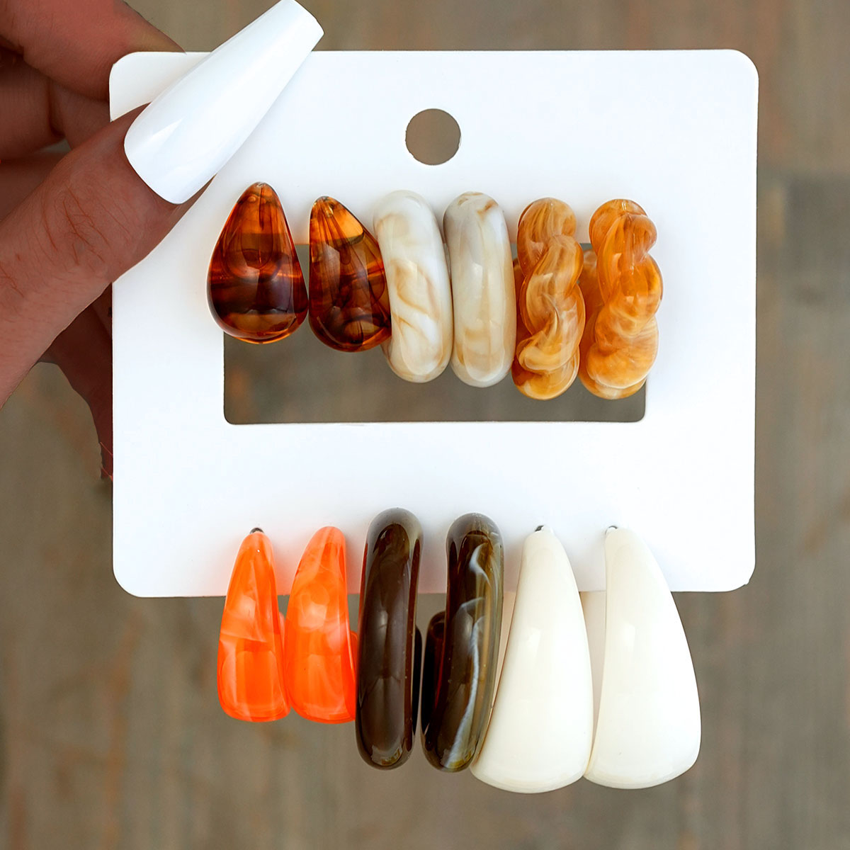 12pcs Bohemian Colorful Resin  - Resin Art Ring review and price