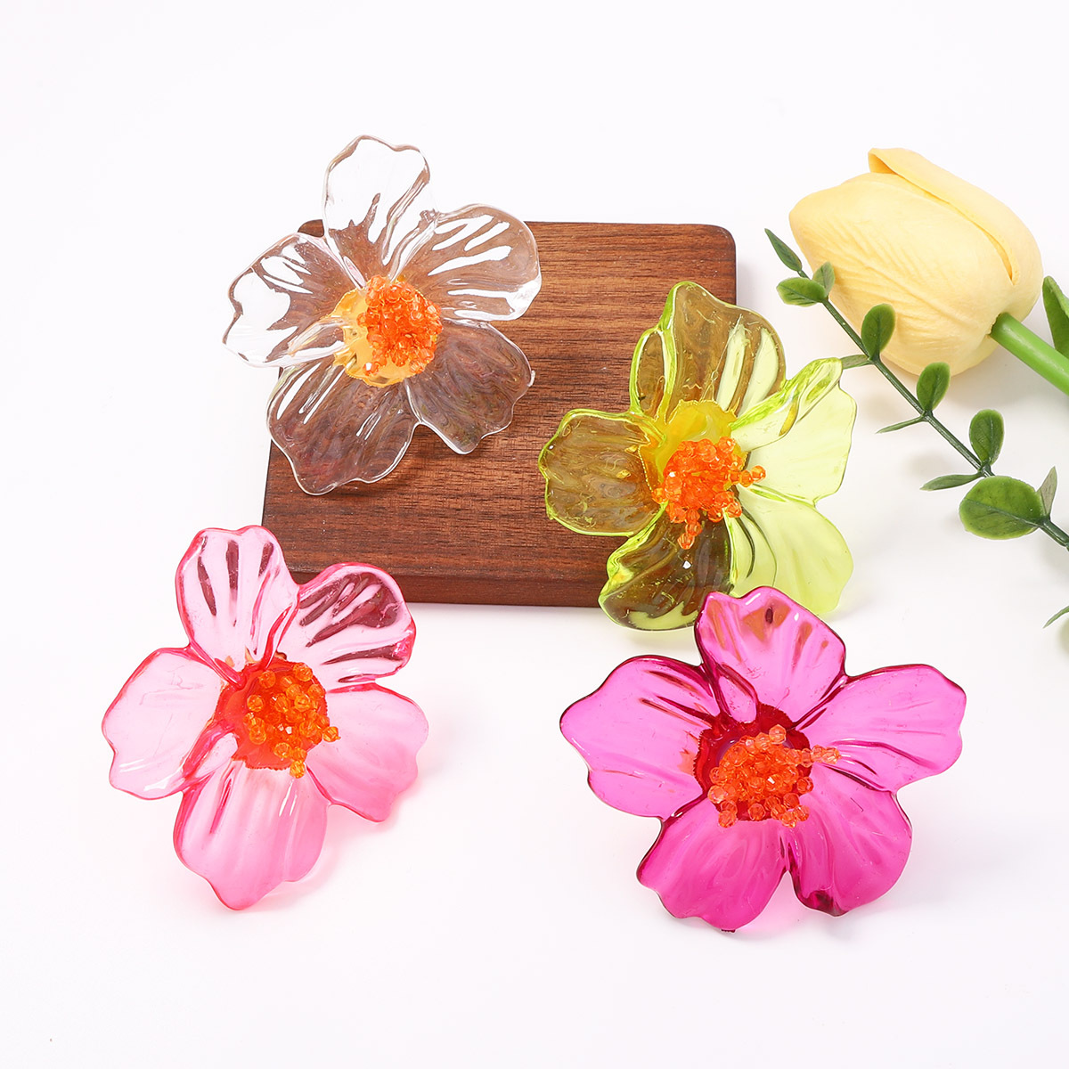 Sweet Cute Colorful Resin Flow - Resin Art Ring review and price