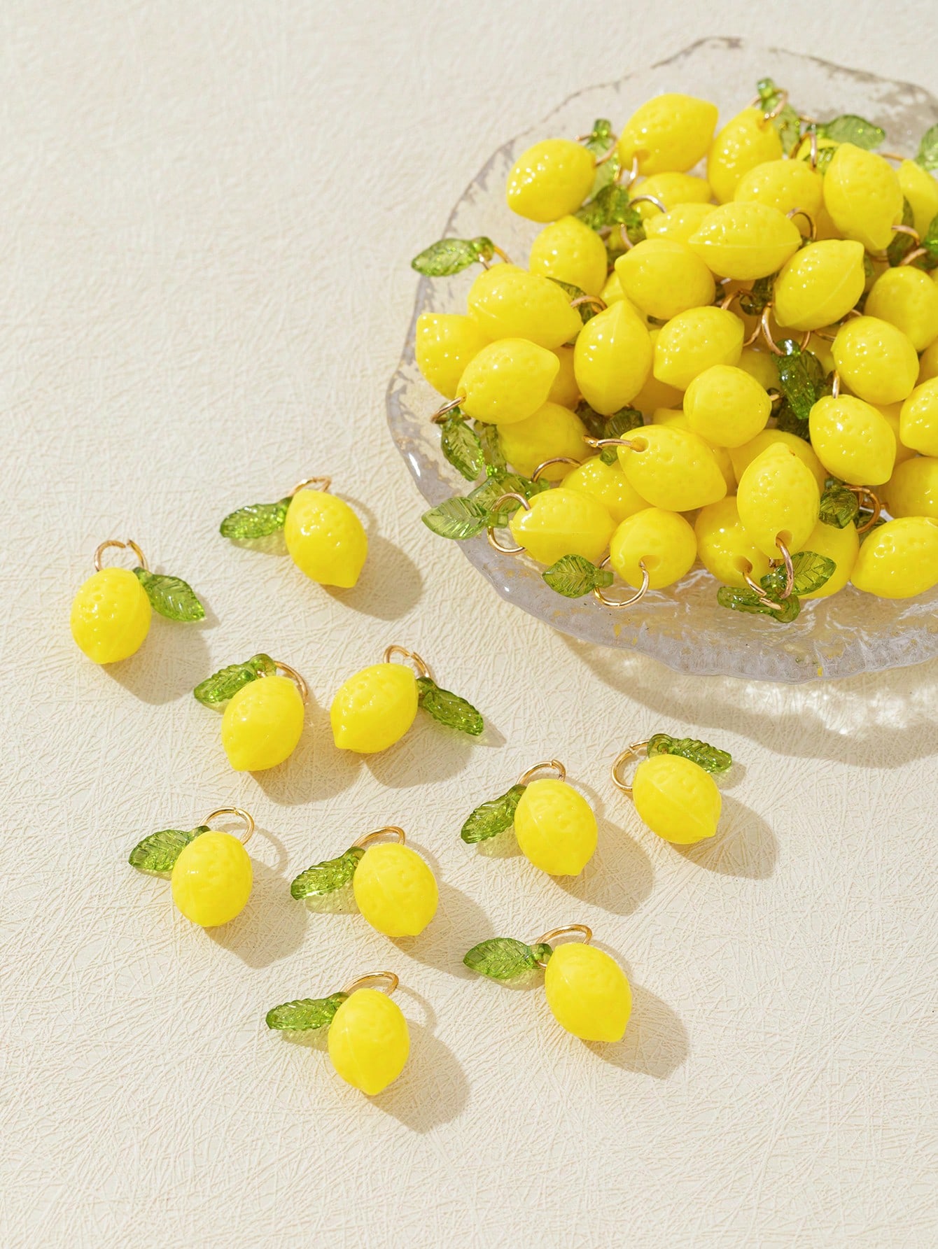 10Pcs 3D Lemon Resin Charms Pe - Resin Art And Decor review and price