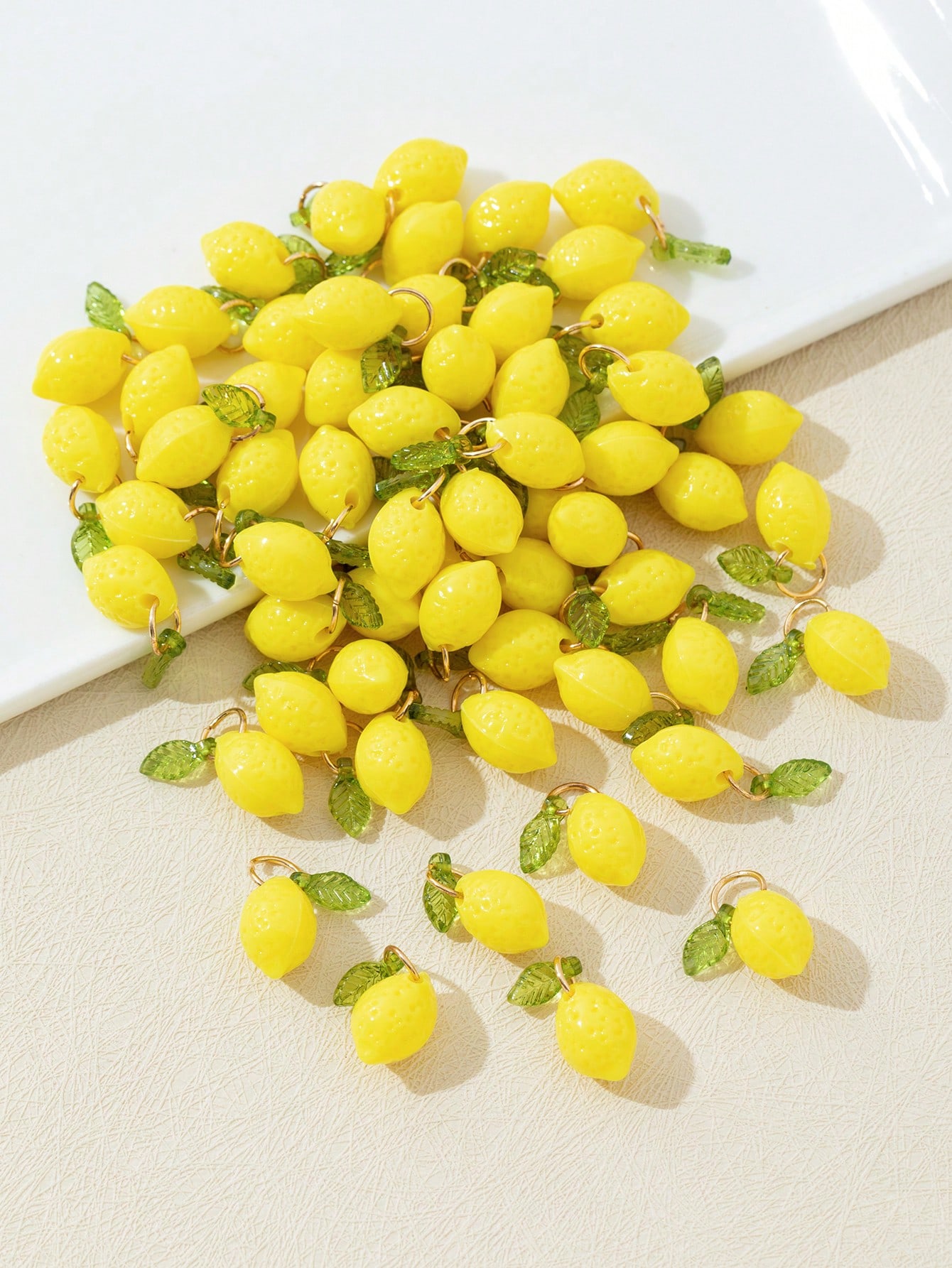 10Pcs 3D Lemon Resin Charms Pe - Resin Art And Decor review and price