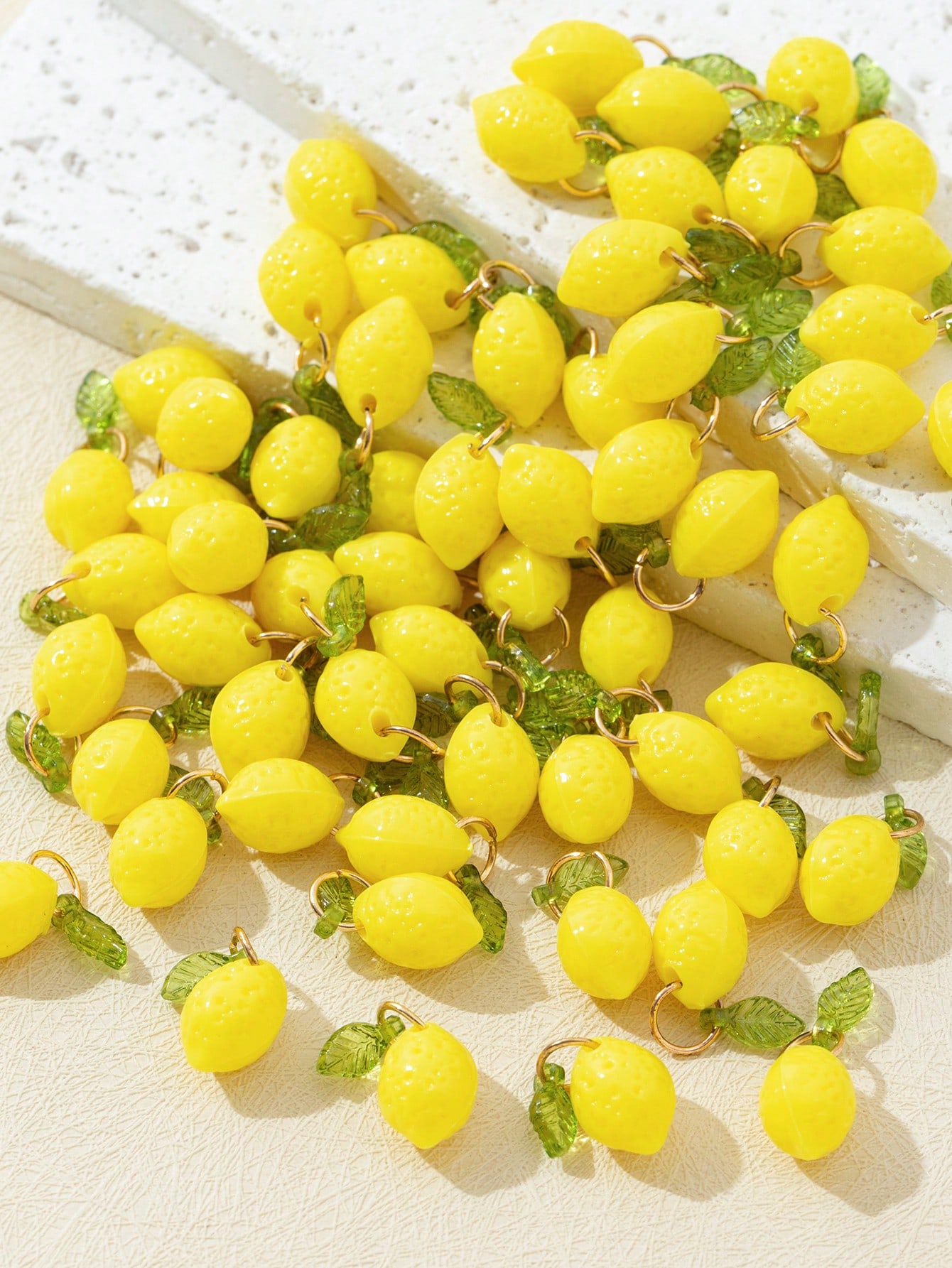 10Pcs 3D Lemon Resin Charms Pe - Resin Art And Decor review and price