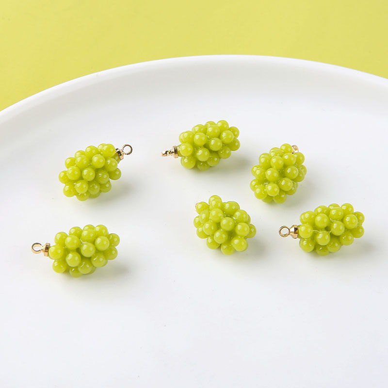 6pcs Cute Little Grapes Resin  - Resin Art Notes review and price