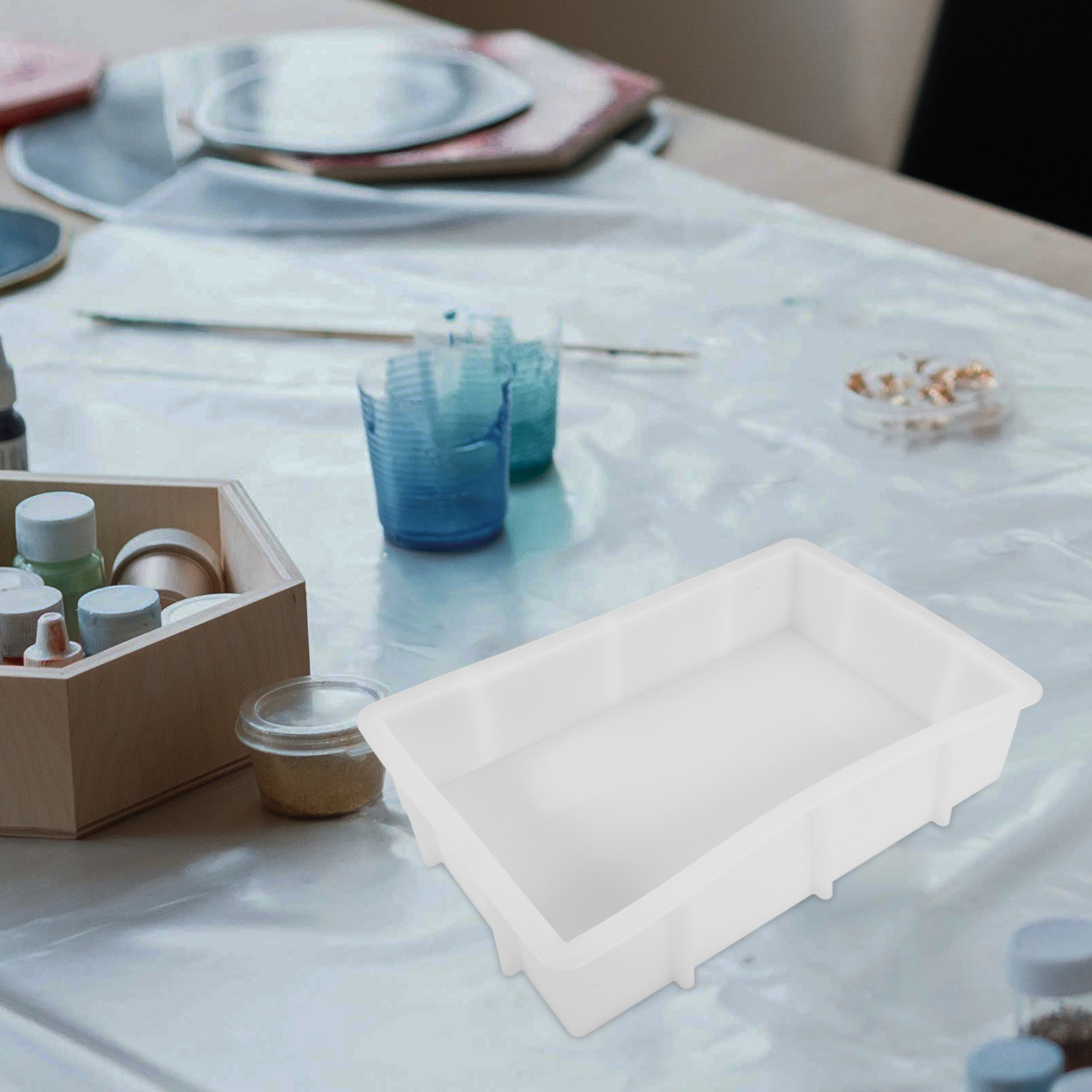 Large Rectangle Resin Silicone - Tray Mold Rectangle review and price