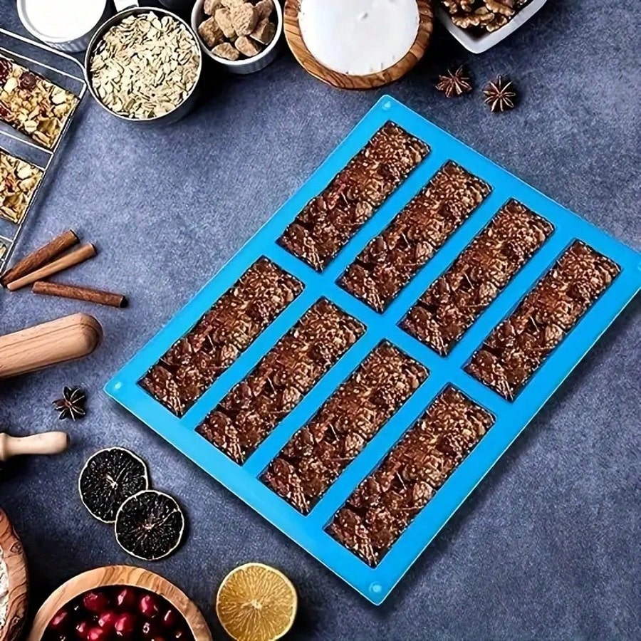1pc Silicone Granola Bar Mold, - Tray Mold Rectangle review and price