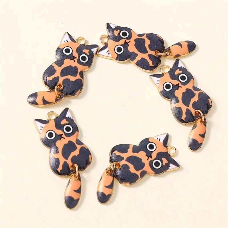 10Pcs 16×39mm Cute Cartoon Cat - Resin Art Notes review and price