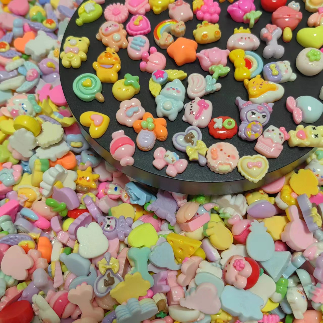 30/60Pcs Cute Resin Sweet Cand - Resin Art Ring review and price