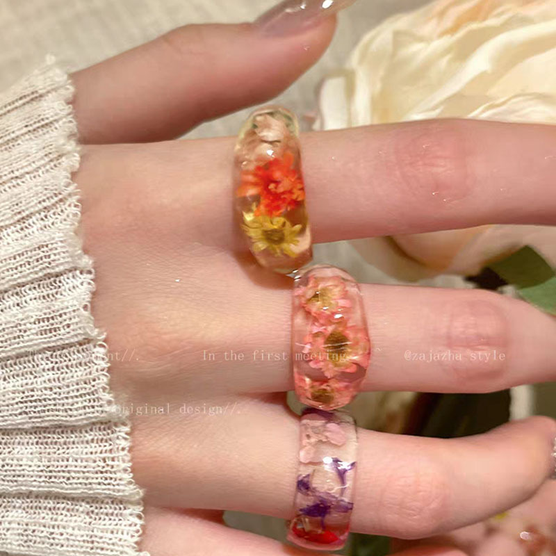Exquisite Minimalist  Resin Da - Resin Art Ring review and price