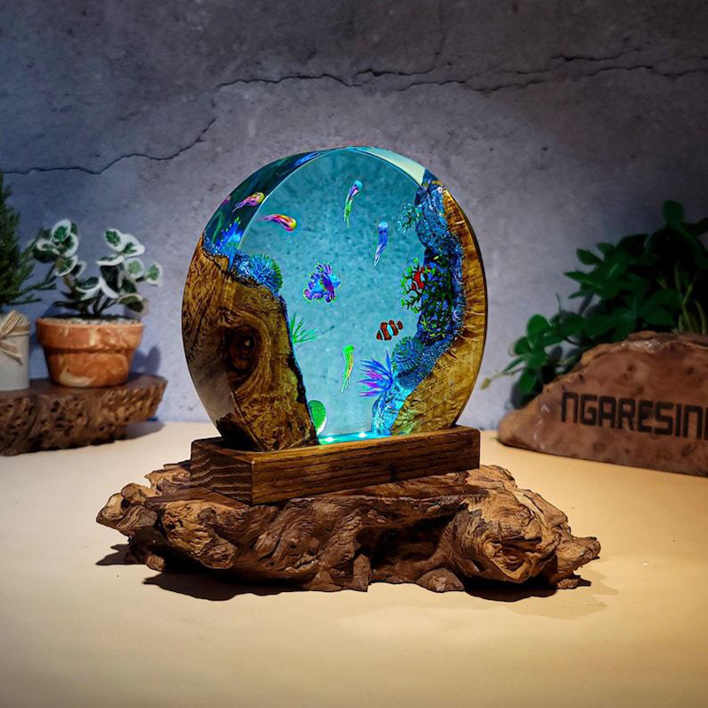 Ocean Aquarium Organism Resin  - Resin Art And Decor review and price