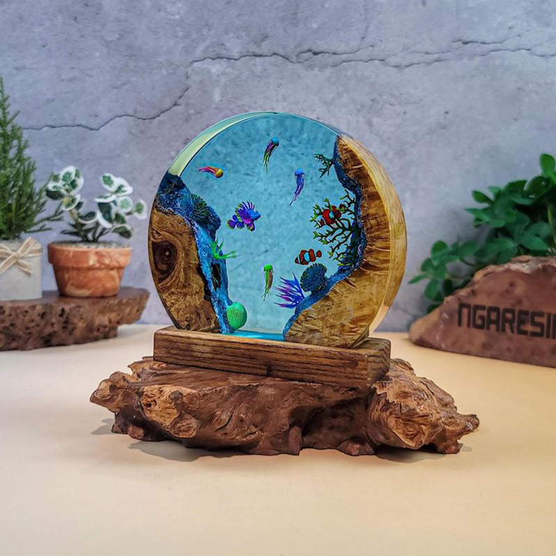 Ocean Aquarium Organism Resin  - Resin Art And Decor review and price