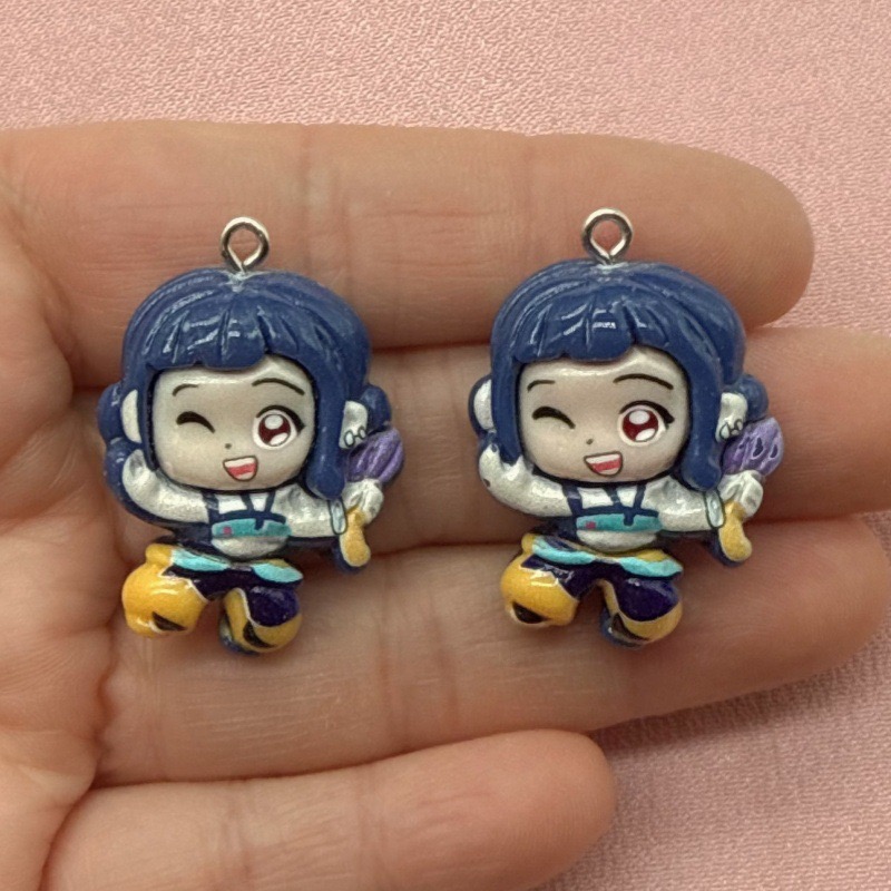 10pcs resin cartoon pendant, D - Resin Art Notes review and price