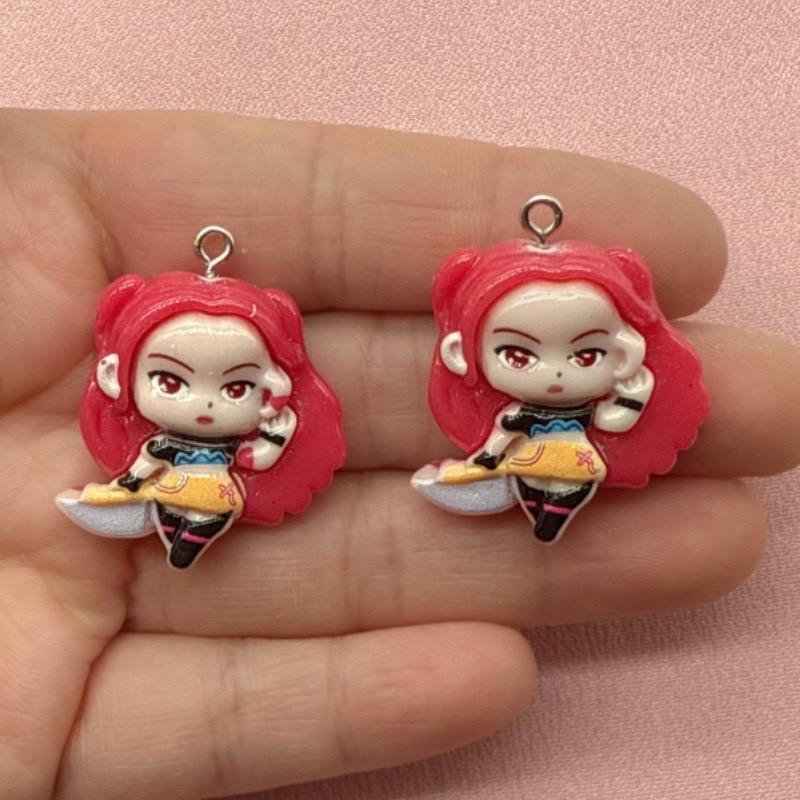 10pcs resin cartoon pendant, D - Resin Art Notes review and price