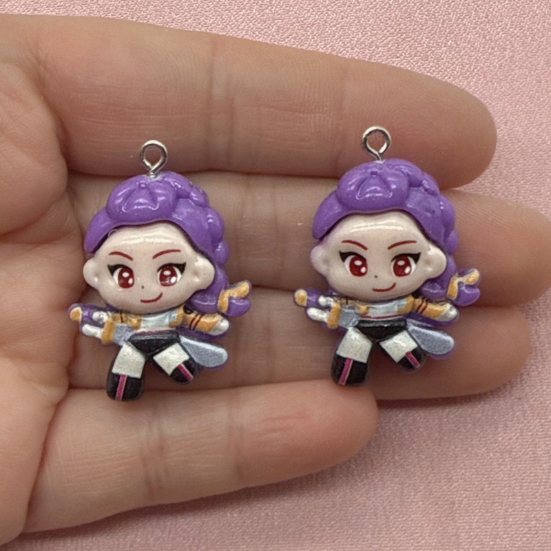 10pcs resin cartoon pendant, D - Resin Art Notes review and price