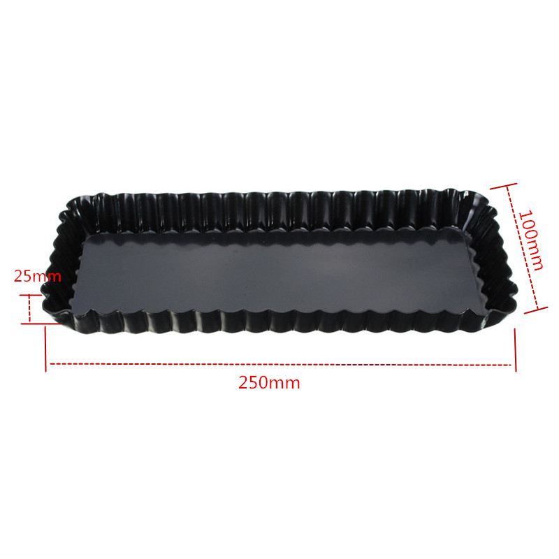 Fluted Pie Tart Pan Mold Bakin - Tray Mold Rectangle review and price