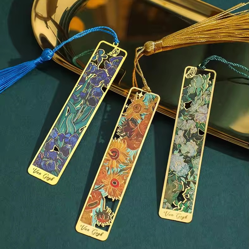 Vintage Painting Metal Bookmar - Resin Art Bookmark review and price
