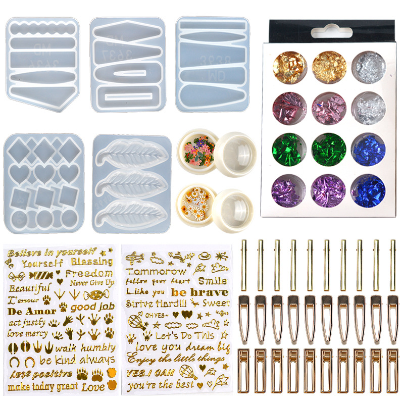 DIY Epoxy Resin Hair Clip Hair - Resin Art Stone review and price