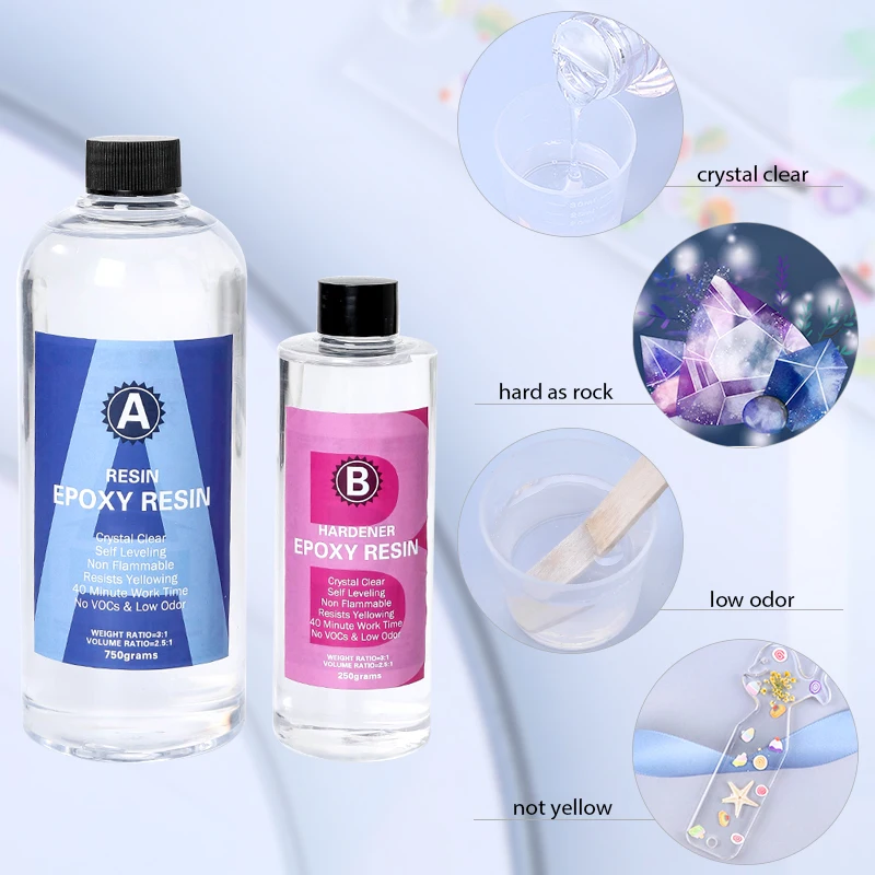 Epoxy Resin Kit Crystal Clear  - Resin Art Stone review and price