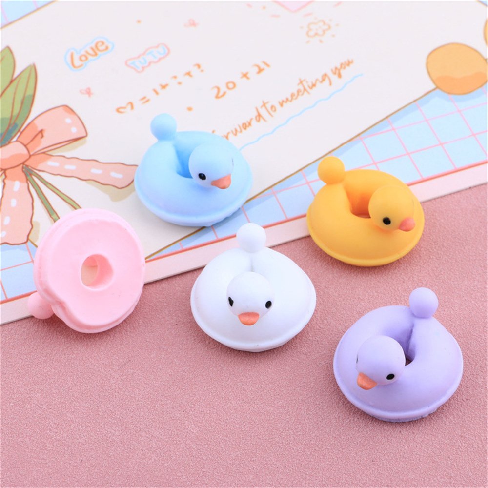 20Pcs Cartoon Duck Swim Ring D - Resin Art Ring review and price