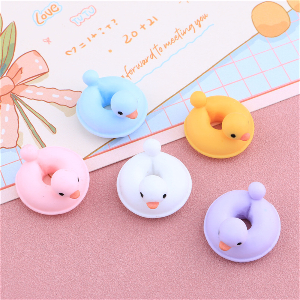 20Pcs Cartoon Duck Swim Ring D - Resin Art Ring review and price