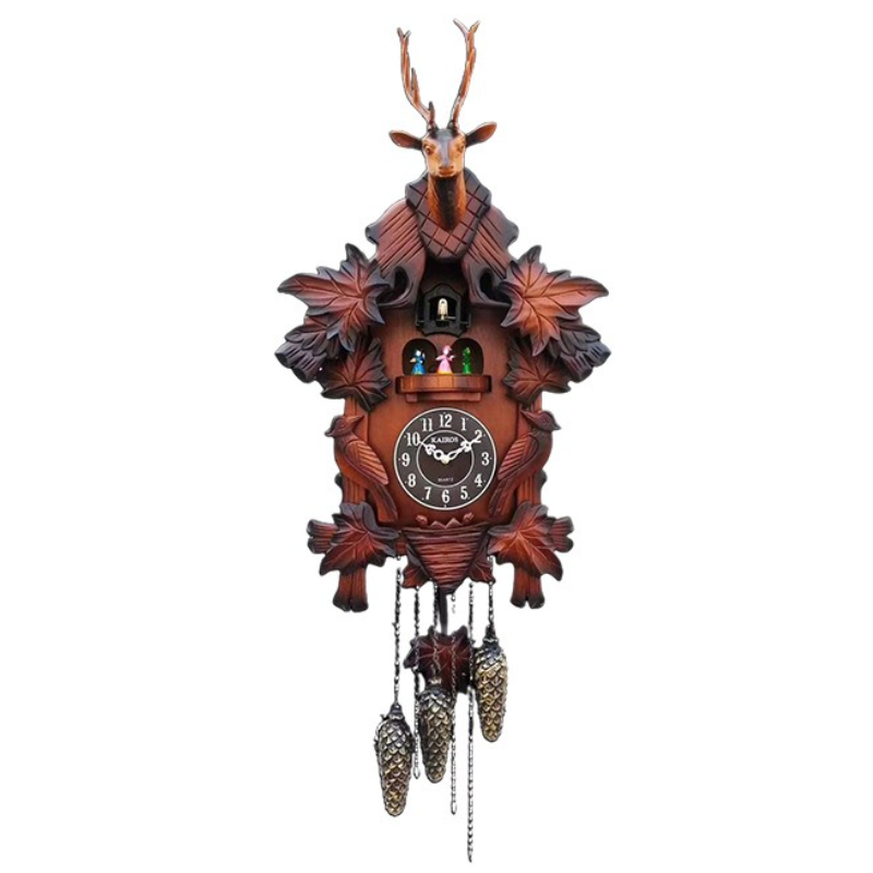 Cuckoo Wall Clock Solid Wood C - Resin Art Clock review and price