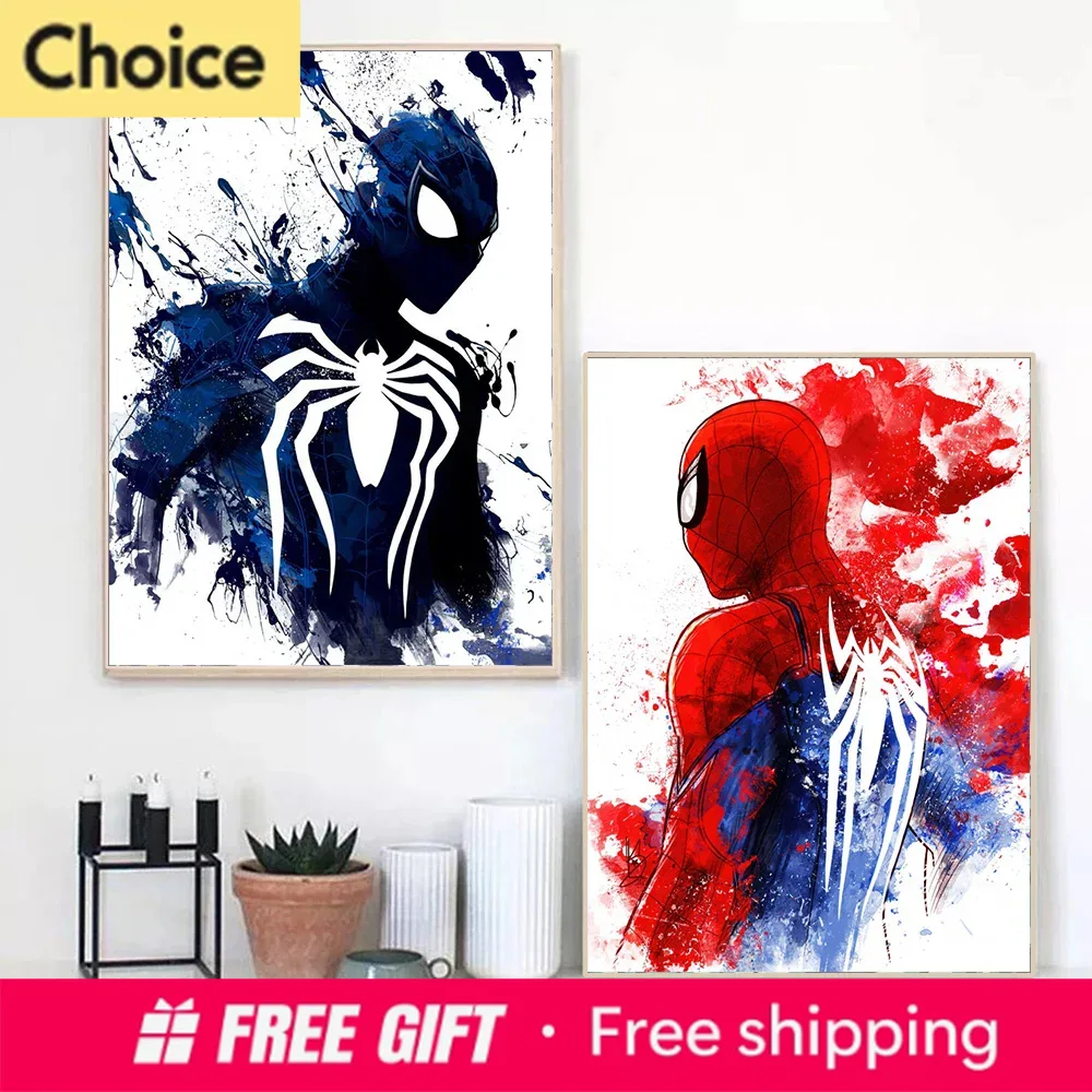 Marvel Movie Watercolor Spider - Resin Art Wall Decor review and price