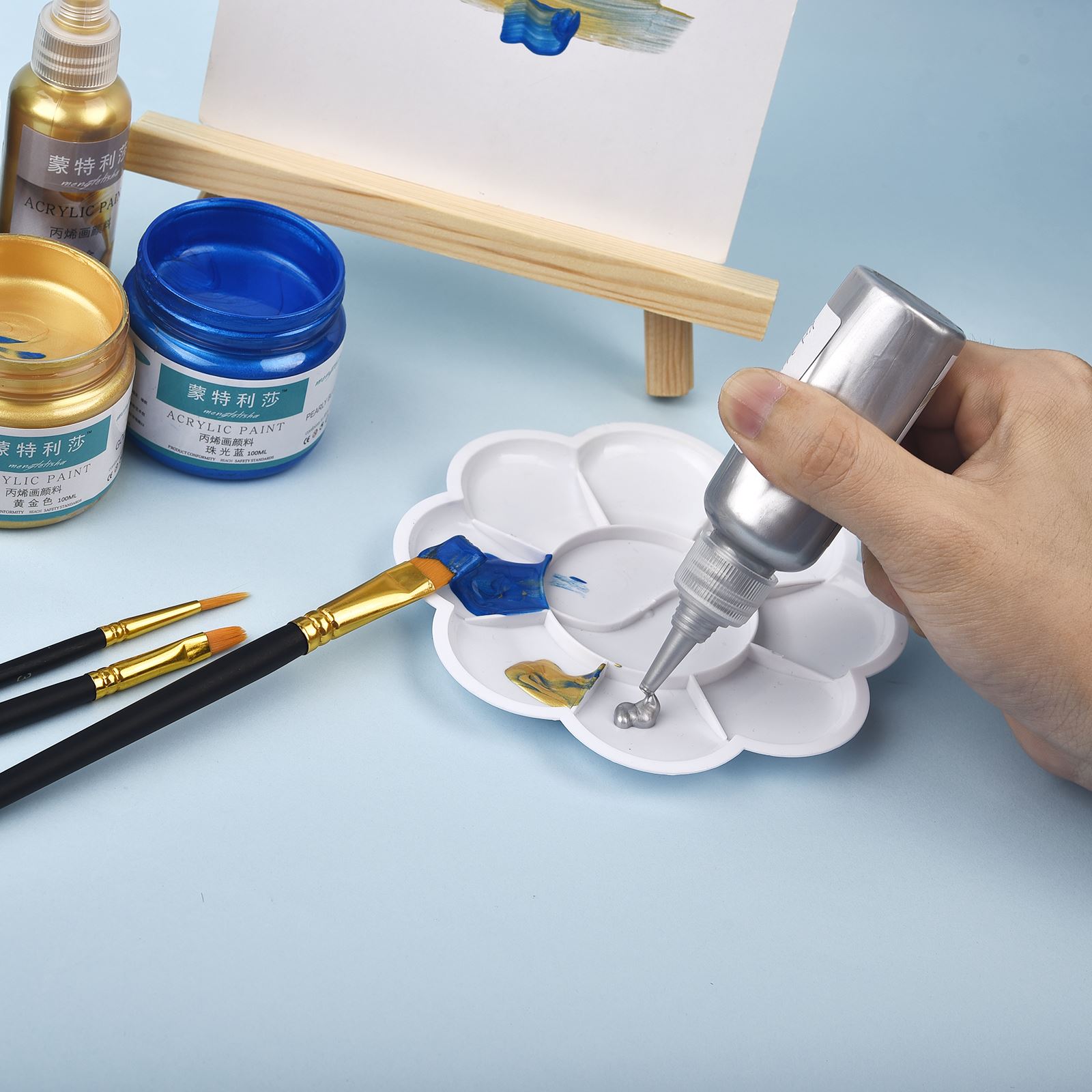 7 Colors 60ml/Bottle Metallic  - Resin Color Paste review and price