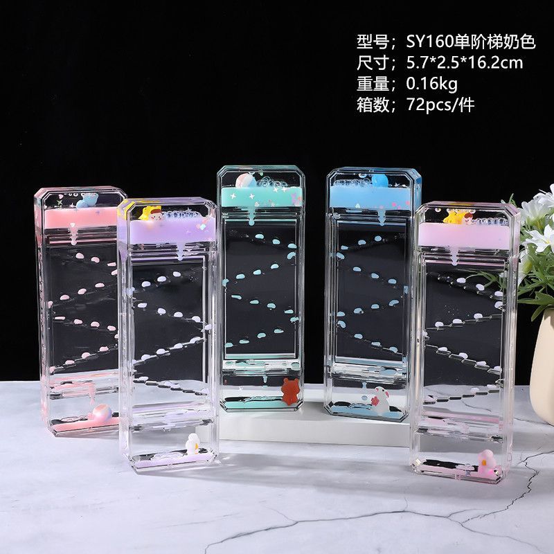Creative cute slide oil leak d - Resin Art Clock review and price
