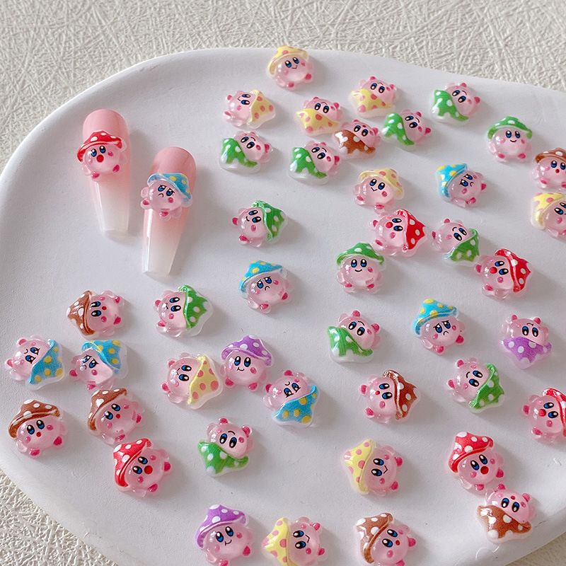 2/10/20pcs Kirby Nail Charms 3 - Resin Art And Decor review and price
