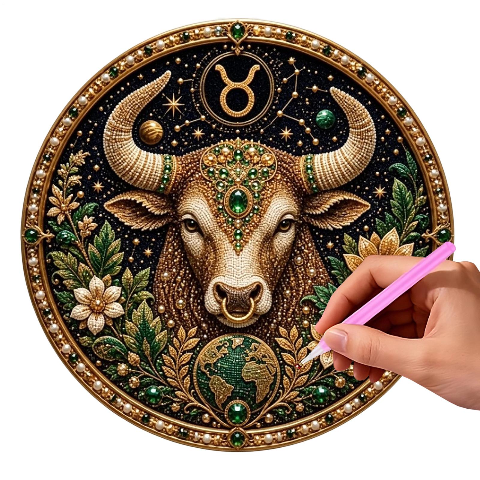 12 Zodiacs Signs Pearl Art Kit - Resin Art Wall Decor review and price