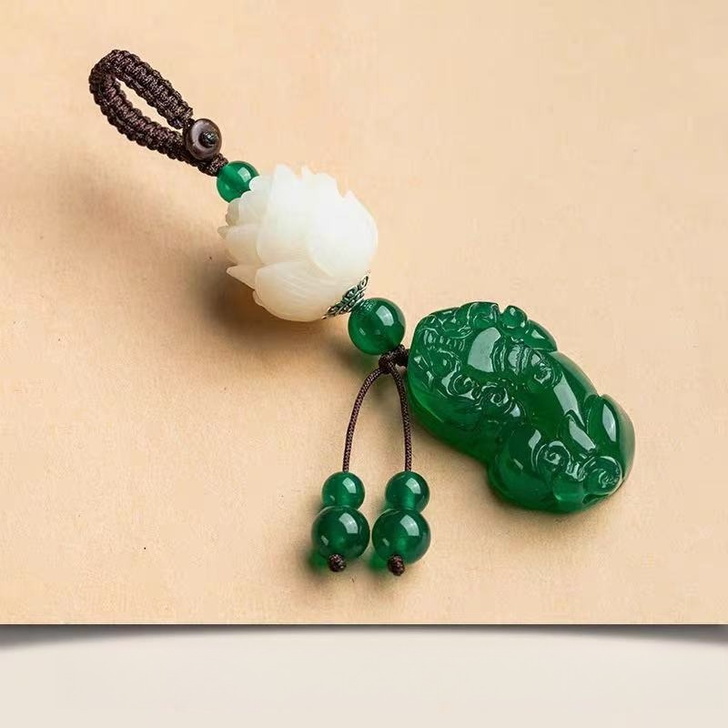 Pendant Lotus Keychain Car Cha - Resin Art Ring review and price