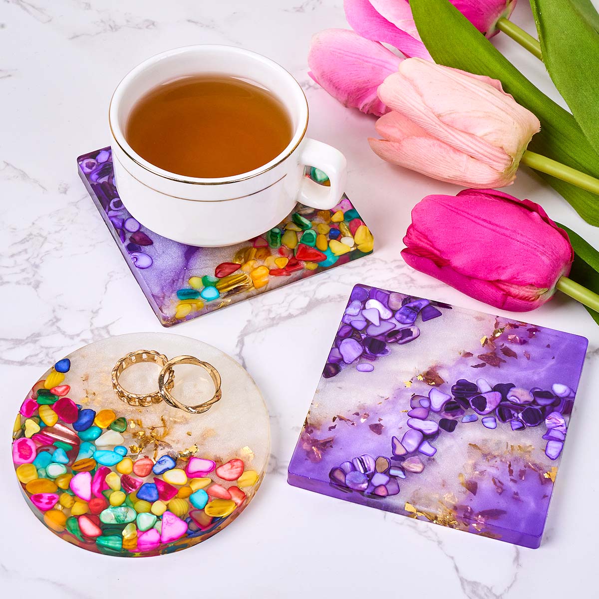 Epoxy Resin Coaster Making Kit - Epoxy Resin Ab review and price