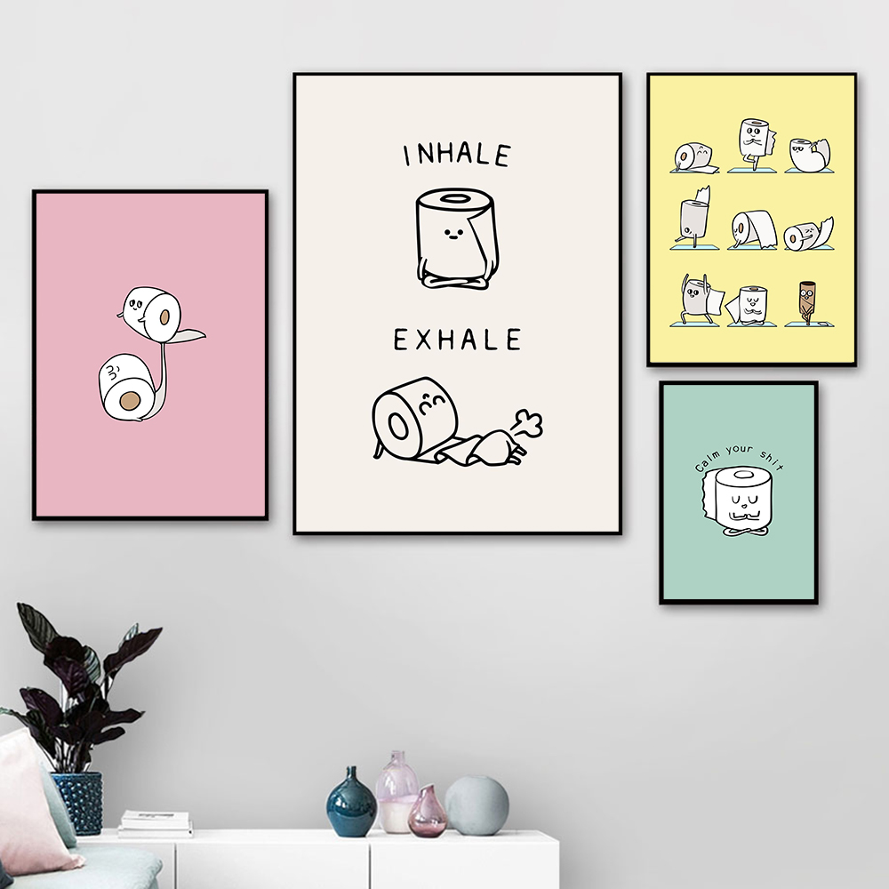 Toilet Paper Yoga Funny Quote  - Resin Art Quotes review and price