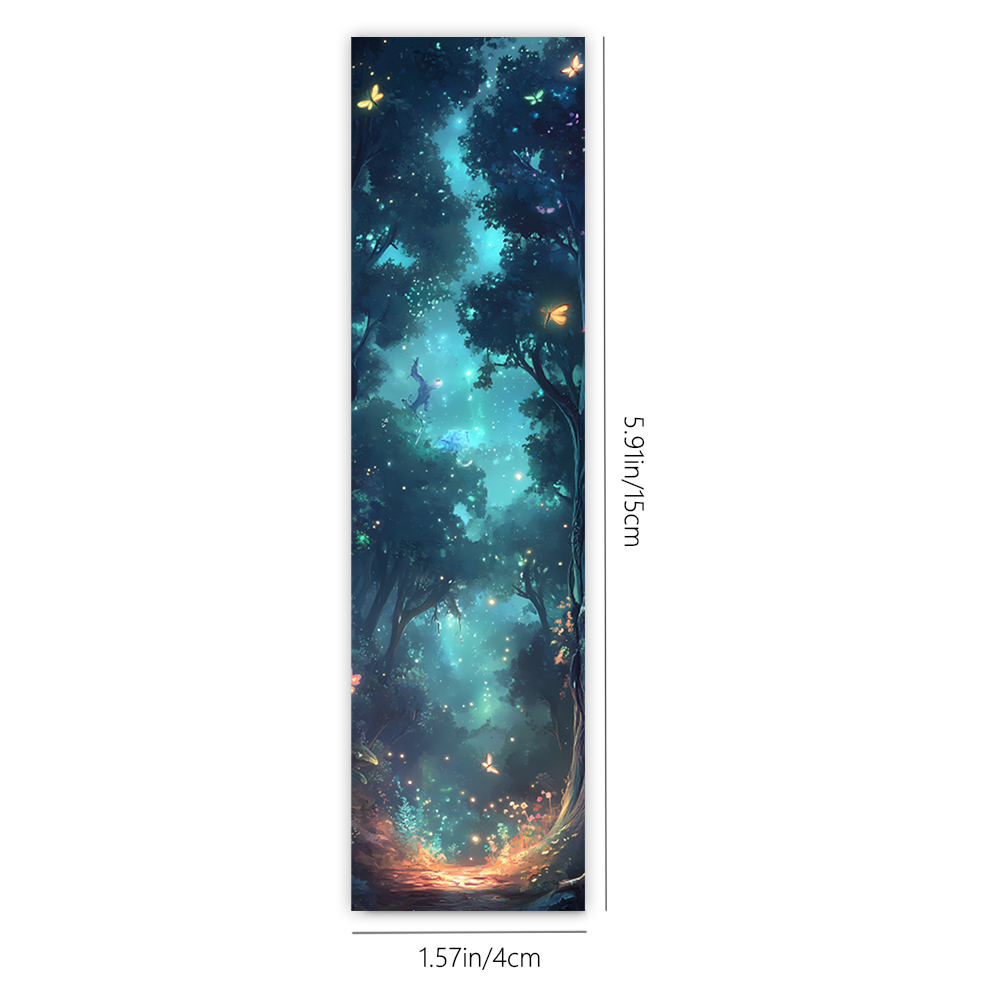 32pcs, Fantasy Forest Starry S - Resin Art Bookmark review and price